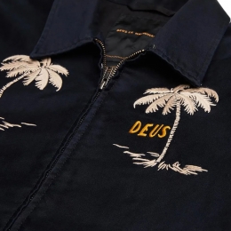 ◆당일◆23FW 로고 자수 집업 셔츠자켓 블랙 DMF236985 BLACK