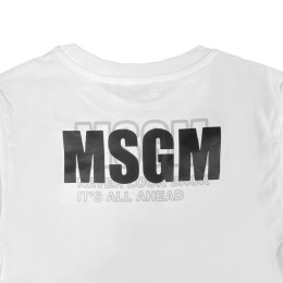 ◆키즈◆25SS 키즈 탑 로고 티셔츠 화이트 S5MSJGTH083 001
