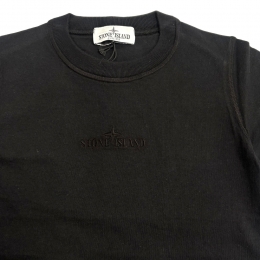 ◆키즈◆키즈 로고 자수 반팔 티셔츠 블랙 L1S16 2100006 S0050 V0029