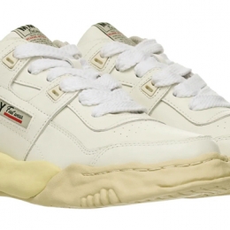 ◆당일◆23FW 파커 OG 솔 PF 레더 스니커즈 화이트 A09FW708 WHITE