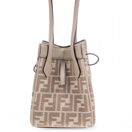 ◆당일◆25FW 오리가미 미니 FF 자카드 숄더백 베이지 8BS083 AUPX F1SNP