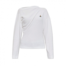 ◆당일◆25FW 헤보 HEBO 드레이프 티셔츠 화이트 3G01003Y J009C A401