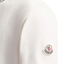 ◆당일◆26SS 로고 트리밍 티셔츠 화이트 8C000 31 8390T 032