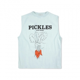 키즈 번치 오브 베지터블 민소매 티셔츠 라이트블루 B126AC025 451