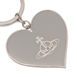 ◆당일◆26SS ORB 로고 미러 하트 키링 실버 8203011WU OM0014 Q401