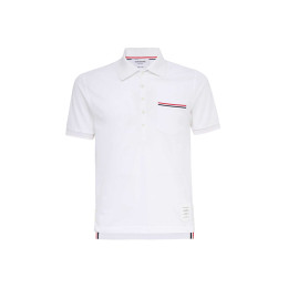 26SS 삼선 포켓 폴로 티셔츠 화이트 MJP022A 01455 100