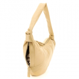 ◆13주년◆라지 크루아상 힙색&크로스백 베이지 BG252 LL095 270