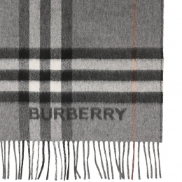 ◆당일◆25FW 콘트라스트 자이언트 체크 캐시미어 머플러 그레이/차콜 8059277