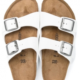 ◆키즈◆21SS 키즈 아리조나 ARIZONA 가죽 샌들 화이트 1016934 WHITE