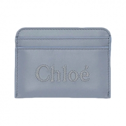 ◆당일◆25FW 로고 자수 카드지갑 스톰블루 CHC23SP868I10 41A