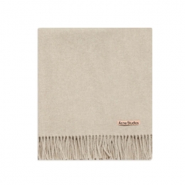 ◆당일◆25FW FN-UX 시그니처 로고 울 머플러 오트밀멜란지 CA0209 633