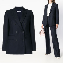 ◆당일◆19F/W 제나르 CENNARE 더블 브레스트 자켓 네이비 10460889000 002