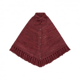 ◆키즈◆키즈 스카웃 폰초 케이프 브릭 K1233W25 606