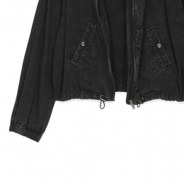 ◆당일◆26SS 플룸 PLUME 샹브레 크롭 자켓 페이드블랙 VE0372FD D1H04E 02FK