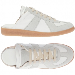 ◆당일◆25FW 여성 컷아웃 독일군 스니커즈 화이트 S58WS0107 P1895 T1016