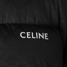 ◆당일◆25FW 트리오페 자카드 나일론 패딩자켓 블랙 2W31A795W 38NO