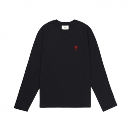 ◆당일◆25FW 스몰 하트 로고 롱슬리브 블랙 BFUTS235 724 001