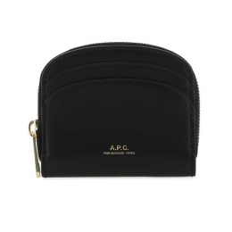 ◆당일◆26SS 데미룬 로고 하프문 코인 카드지갑 블랙 PXAWV F63437 LZZ