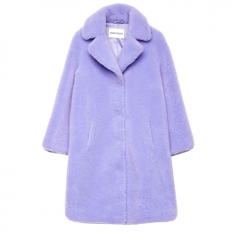 ◆당일◆22FW 카밀 CAMILLE 코쿤 퍼 테디 코트 라이트라일락 61303 9040 74000