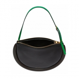 ◆13주년◆범퍼 문 숄더 호보백 블랙그린 HB0455 LA0161 572