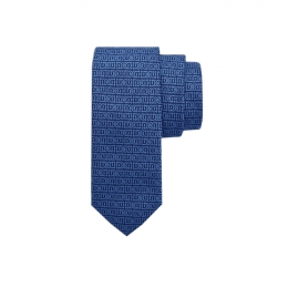 ◆당일◆26SS 간치니 자카드 실크 넥타이 다크블루 35-0942 0768409