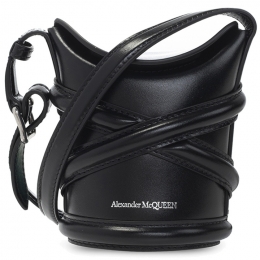 ◆당일◆24SS 로고 프린팅 커브 마이크로 버킷백 블랙 682683 1YBA7 1000