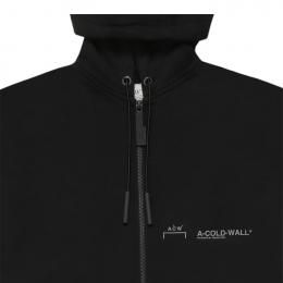 ◆11주년◆시그니처 로고 코튼 후드 집업 MW002WHL BLACK