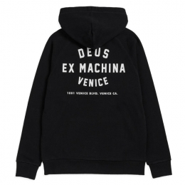 ◆당일◆23FW 베네치아 백 로고 프린팅 기모 후드티 블랙 DMW48675C BLACK