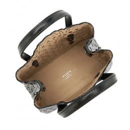 ◆당일◆25SS 미나 MINA 16 펀칭 토트&크로스백 블랙 AA1S06716C0A29 999