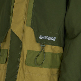 ◆13주년◆GANERI 컬러블럭 야상 자켓 다크카키 MA1236 22A005H 67DK