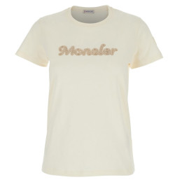 ◆당일◆25SS 로고 패치 티셔츠 아이보리 8C000 09 89AUO 034