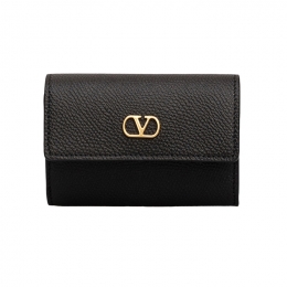◆당일◆25FW 시그니처 V 로고 카드지갑 블랙 7W2P0AS7 SNP 0NO