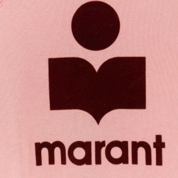 ◆당일◆26SS 밀리니 MILLYNY 벨벳 로고 맨투맨 버블검/버건디 SW0160FA D1M04E BGBY