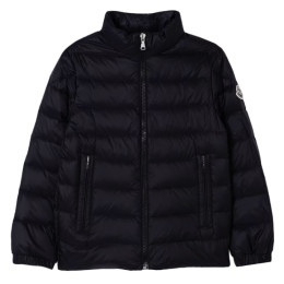 ◆키즈◆25SS 키즈 CLEMENTEL 로고 패치 패딩 자켓 블랙 1A000 79 597YF 999