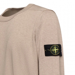 26SS 와펜 패치 크루넥 코튼 니트 샌드 L1S15 5100053 S00B2 V0M9A
