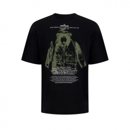 ◆당일◆26SS 백 로고 티셔츠 블랙 L1S15 2100023 S0091 V0029