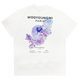 ◆당일◆25SS 3D 코랄 백로고 티셔츠 화이트 W251TS05 701W