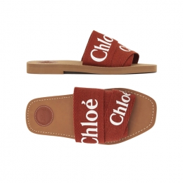 ◆당일◆26SS 우디 로고 스트랩 샌들 레드 CHC22U188Z3 841