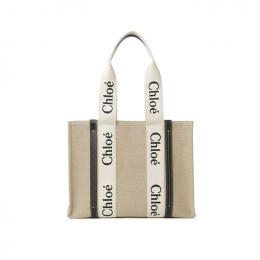 ◆당일◆26SS 우디 미디움 토트백 네추럴 CHC22AS383I26 91J