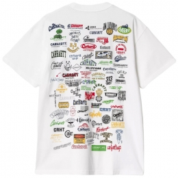 ◆당일◆25SS 백 로고 프린트 티셔츠 화이트 I034643 02XX