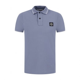 26SS 로고 패치 슬림핏 폴로 티셔츠 블루 L1S15 2200010 S0018 V0024