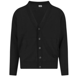 ◆당일◆24SS 렌즈 와펜 브이넥 포켓 가디건 블랙 16CMKN054A 004037A 999