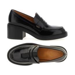 ◆당일◆25FW 여성 금장 로고 로퍼 블랙 XXW73L0JK40 SHA B999