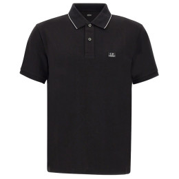 ◆당일◆24FW 로고 패치 라인 카라 티셔츠 블랙 17CMPL097A 005263W 999