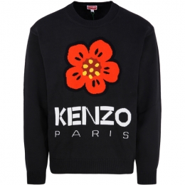 ◆당일◆24SS 플라워 로고 니트 블랙 5PU380 3LC 99J