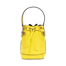 ◆당일◆26SS 몬트레조 FF 로고 미니 버킷백 옐로우 8BS093 ANWT F1NPT