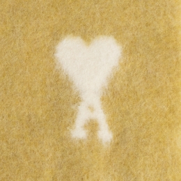 ◆당일◆25FW 하트 로고 알파카 머플러 아니스 USF673 AW0004 399