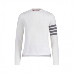 ◆당일◆26SS 사선 완장 롱 슬리브 티셔츠 화이트 FJS103G 07862 100