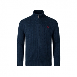 ◆당일◆25FW 포니 자수 로고 집업 가디건 블루 710899975 001