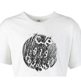 ◆11주년◆로고 써클 스탬프 티셔츠 화이트 06CMTS153A 005100W 101